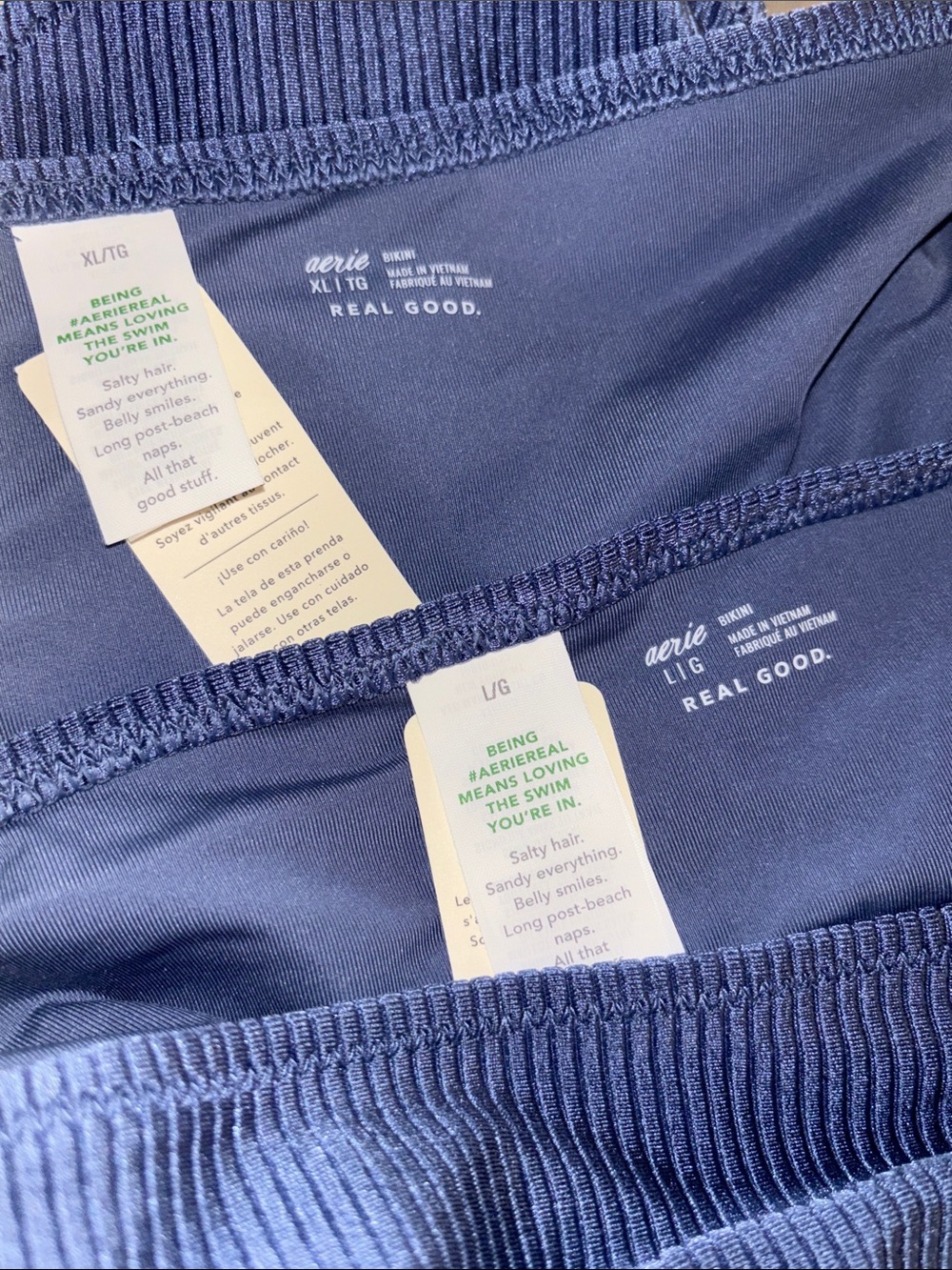 NWT Aerie Shine Rib Bikini Bottoms - Picture 6 of 7